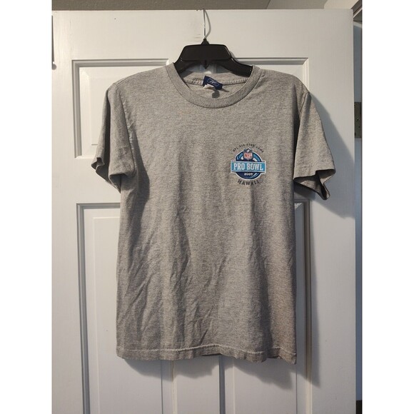 Reebok Pro Bowl 2009 Adult Gray Small T Shirt Aloha Stadium Hawaii NFC AFC - Picture 4 of 13